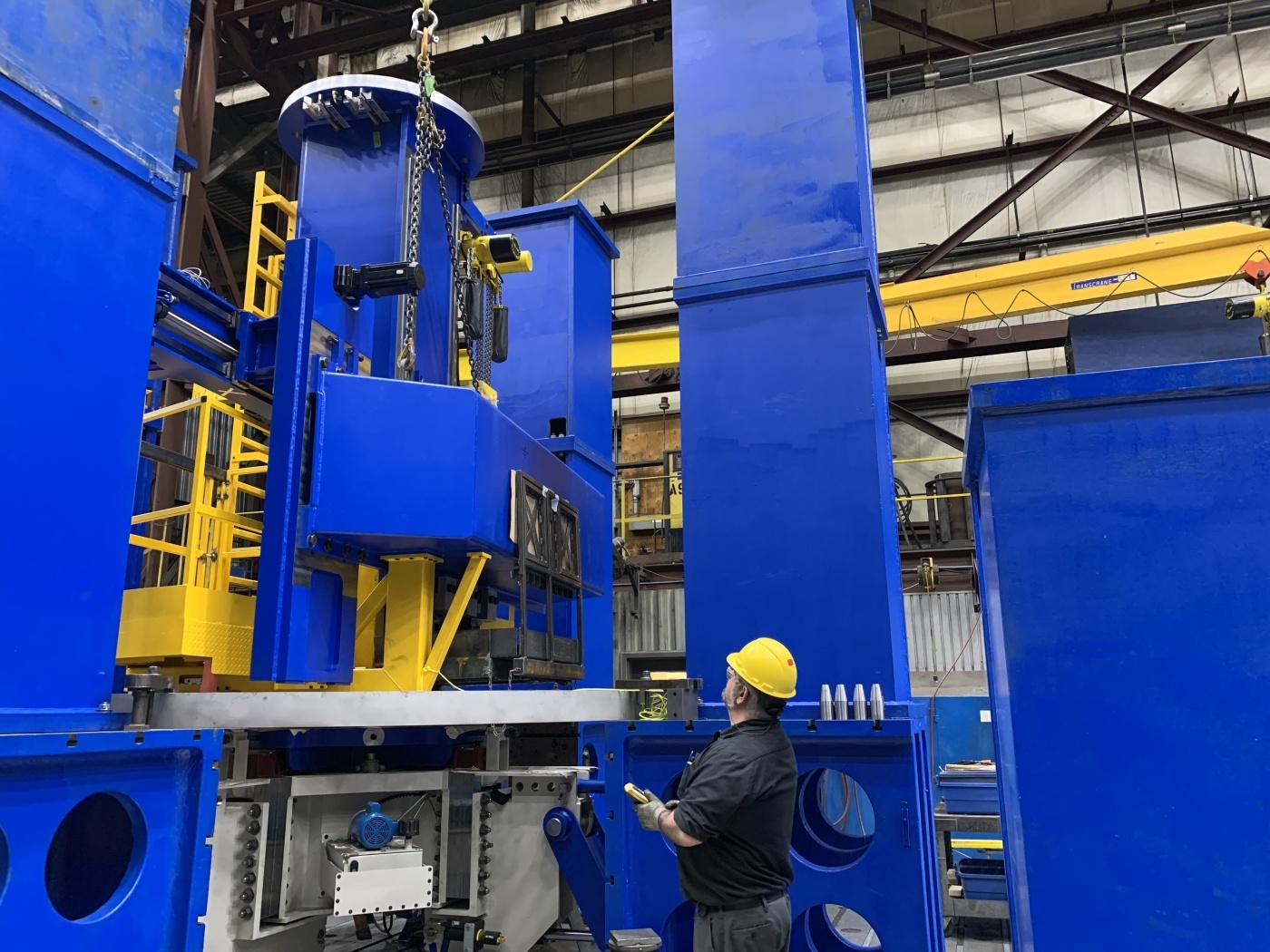 Assemblage d'une machine-outil pour usinage en chantier